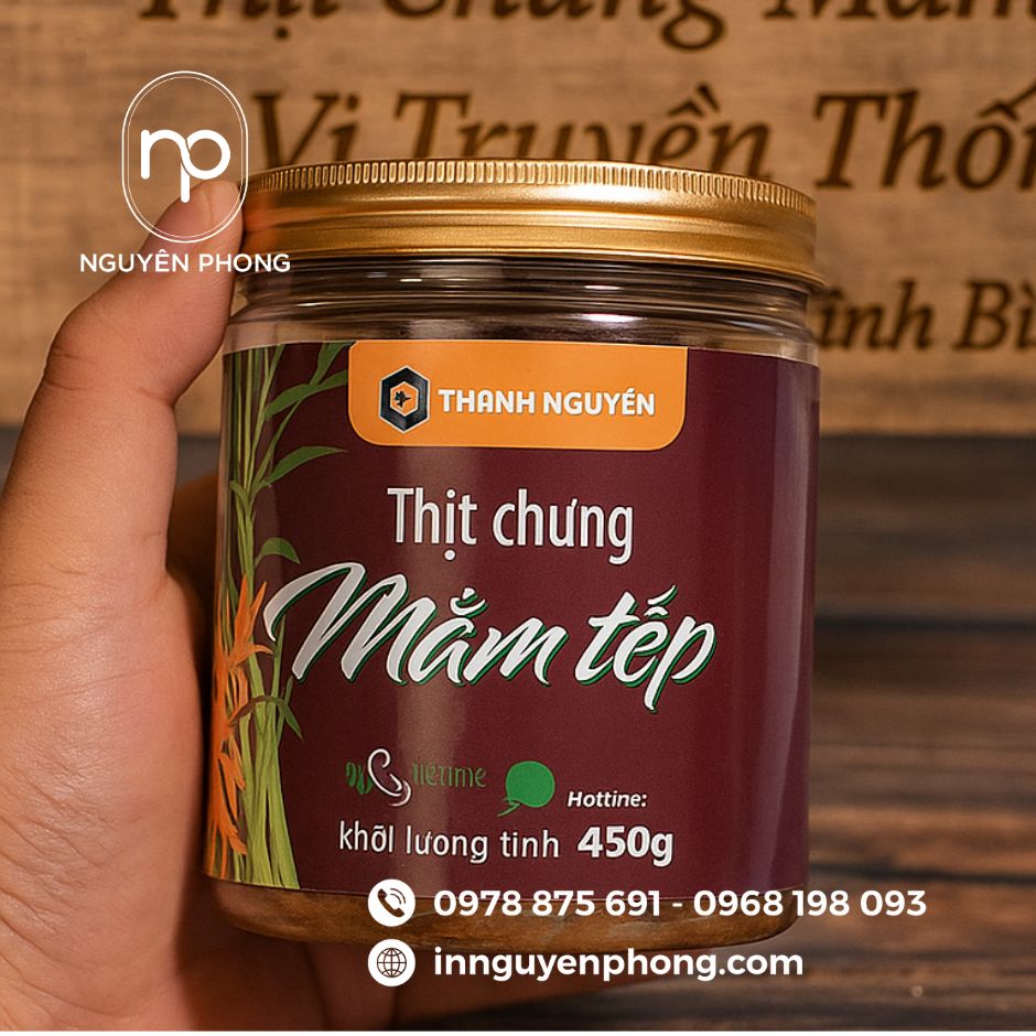 Mẫu in tem mắm tép
